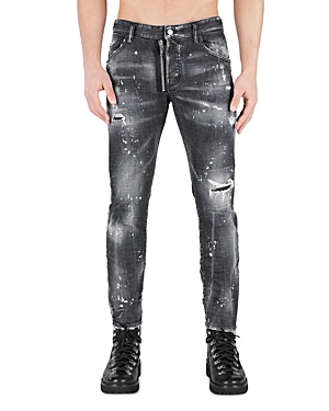 DSQUARED2 Skater Skinny Fit Jeans in Black, Bloomingdale's (Jan