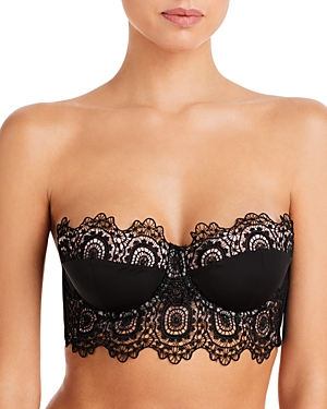 Thistle and Spire Thistle & Spire Willow Embroidery Strapless Longline Bra