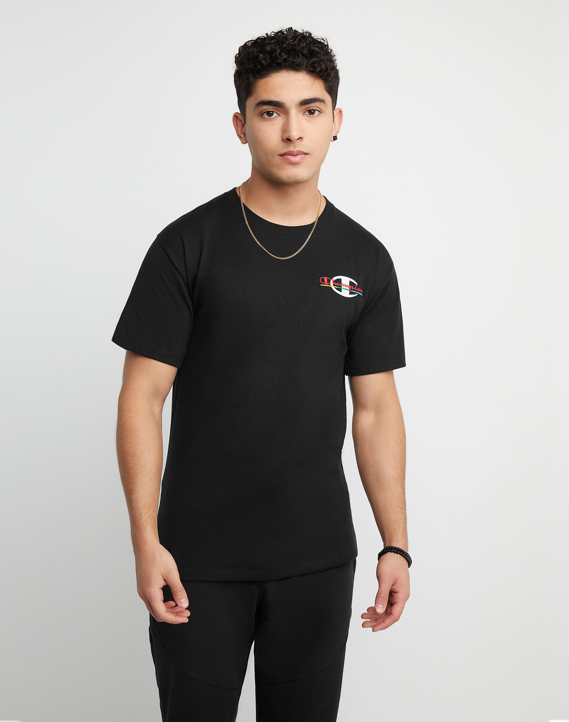 Men's Classic Muscle T-Shirt, Embroidered C Logo
