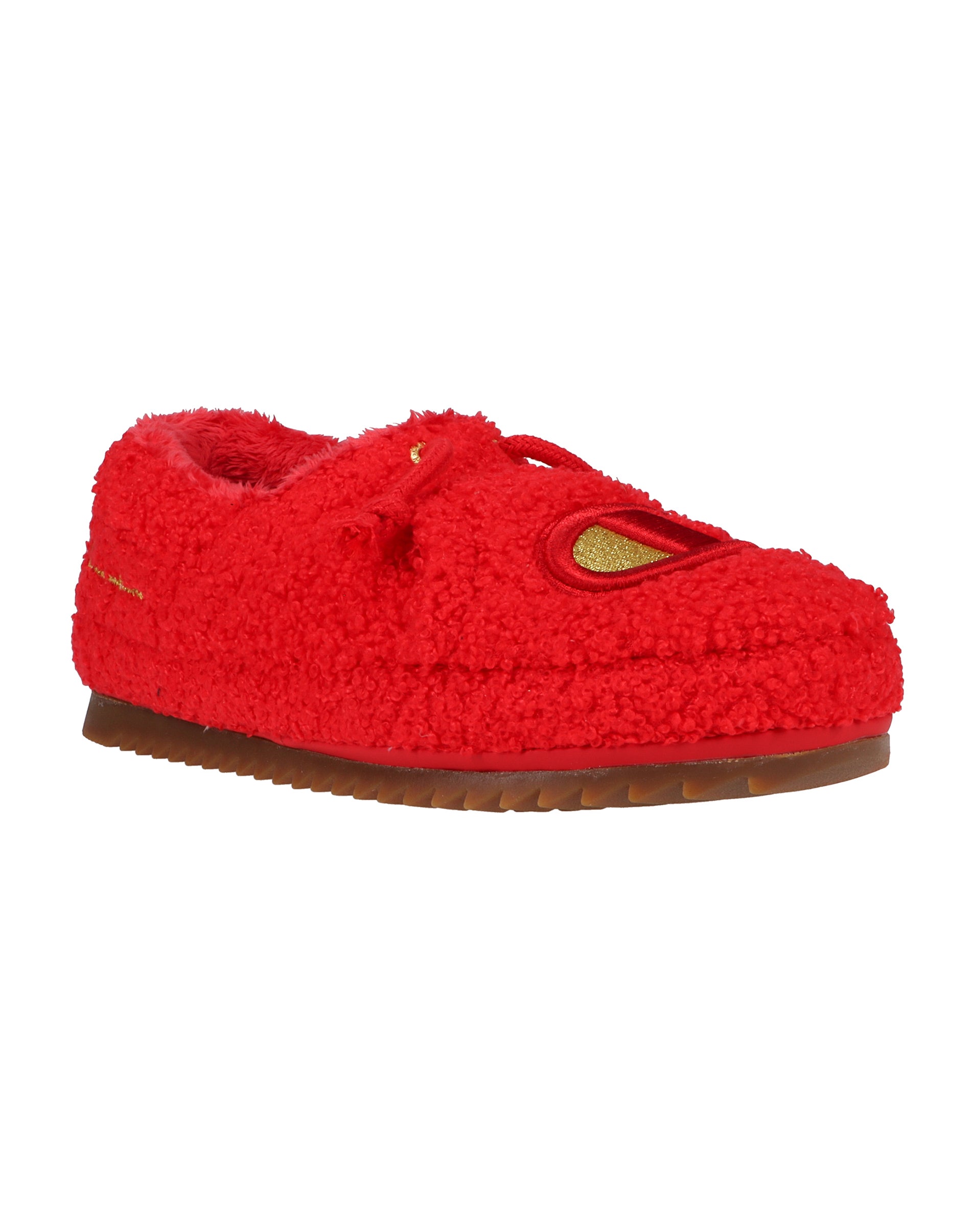 Champion Women s University Cozy High Pile Slippers Scarlet Gold Gum 6 Champion Dec 2021 WindowsWear