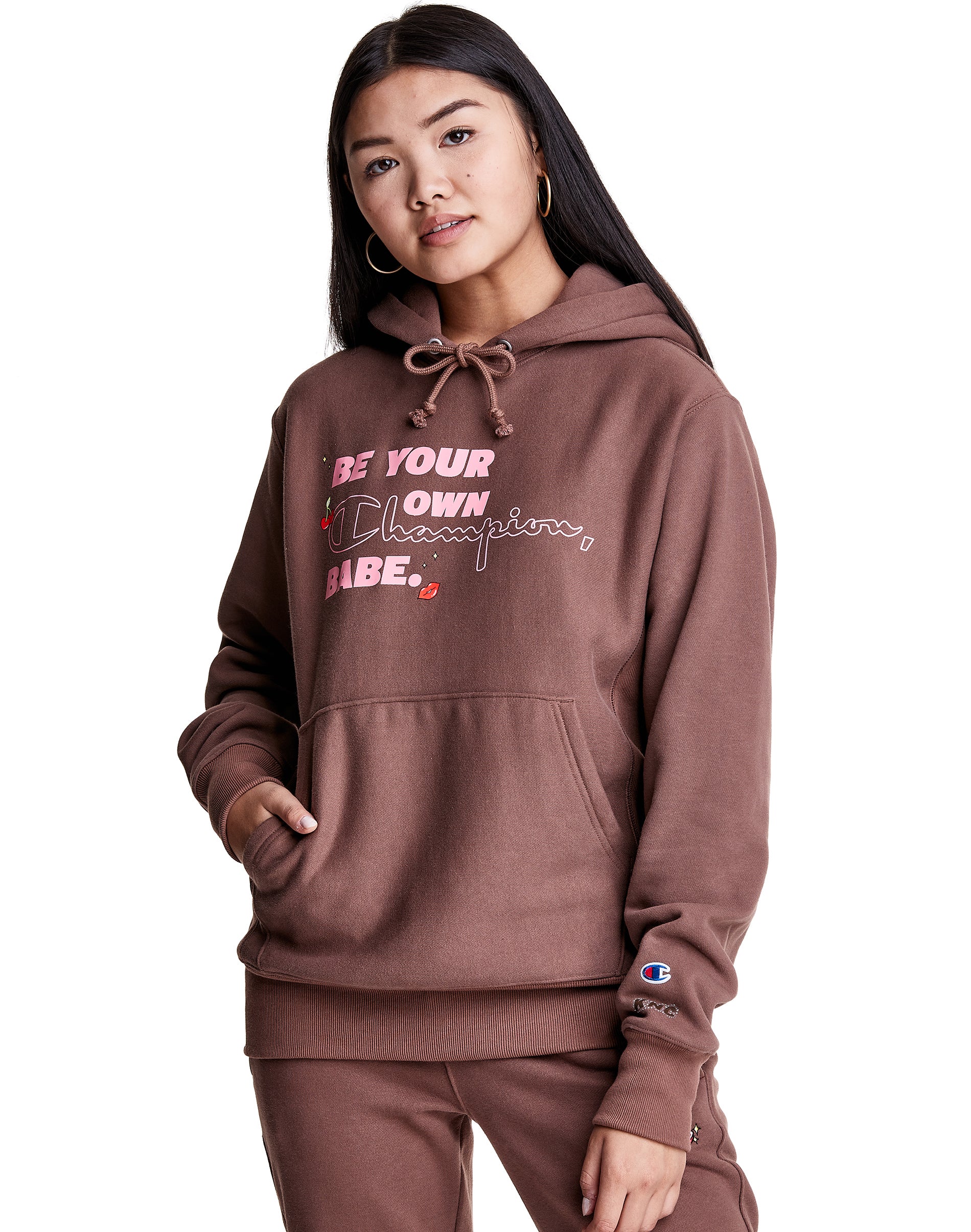 Champion KNC Beauty Reverse Weave Hoodie, Be Own, Babe Bronzed Chestnut S, Champion (Dec 2021) |
