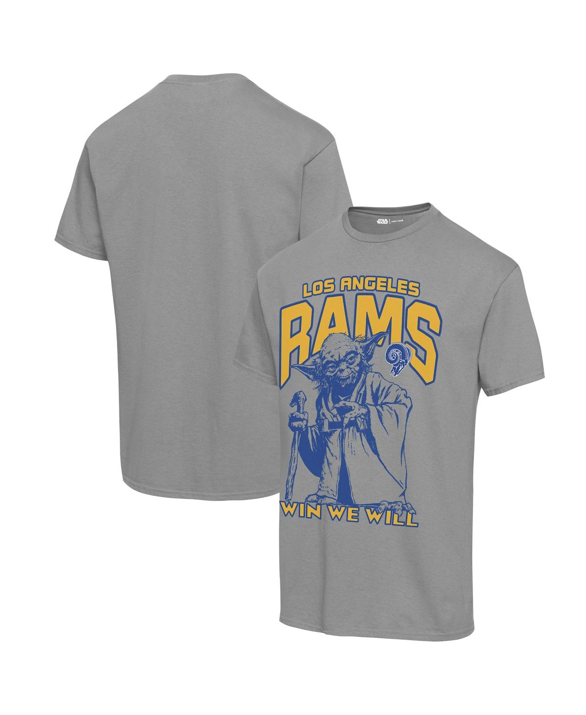 Men's and Women's Junk Food Graphite Los Angeles Rams Disney Star Wars Yoda  Win We Will T-shirt, Macy's (Jun 2023)