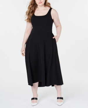 Alfani Plus Size Sleeveless Fit & Flare Midi Dress, Created for Macy's,  Macy's (Dec 2021)