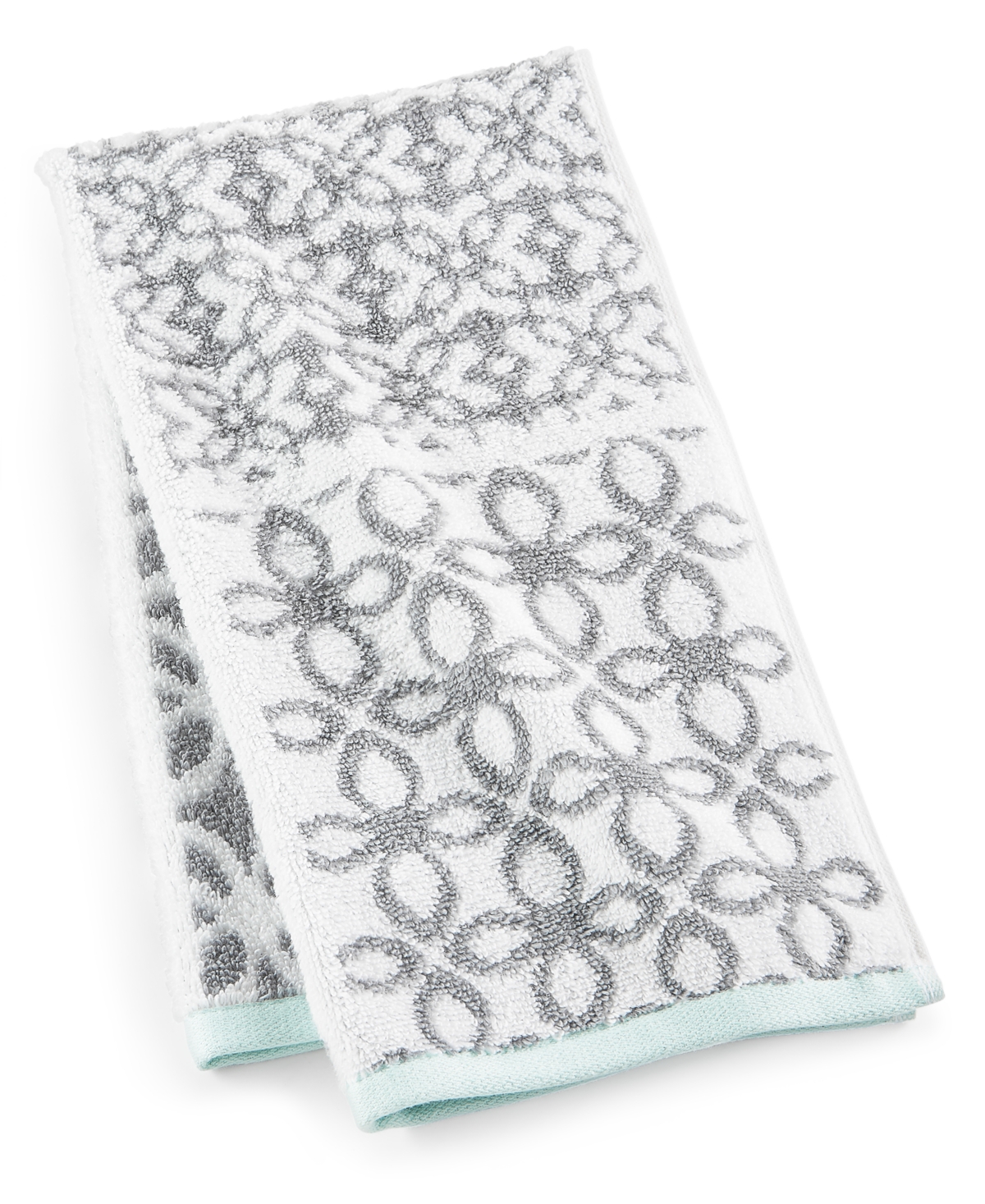 Martha Stewart Collection Tile Patchwork 16 X 28 Spa Hand Towel