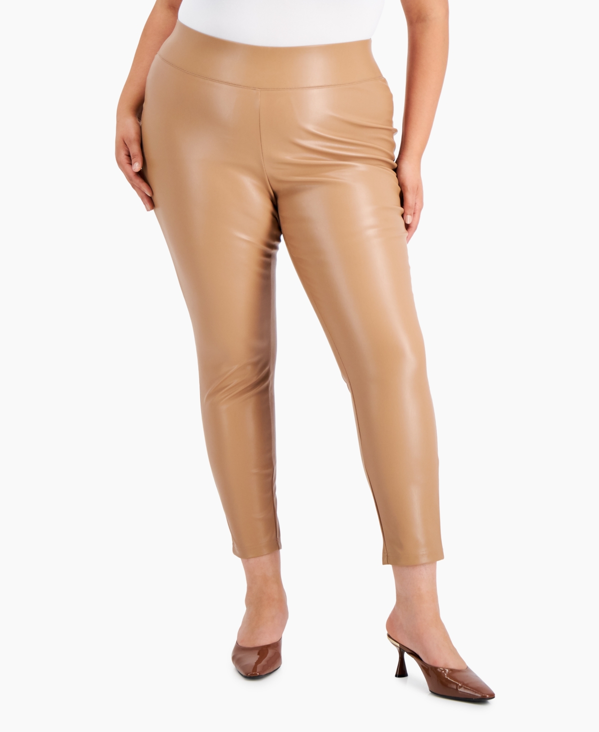 I.N.C. International Concepts Women's Faux-Leather Leggings, Created for  Macy's - Macy's