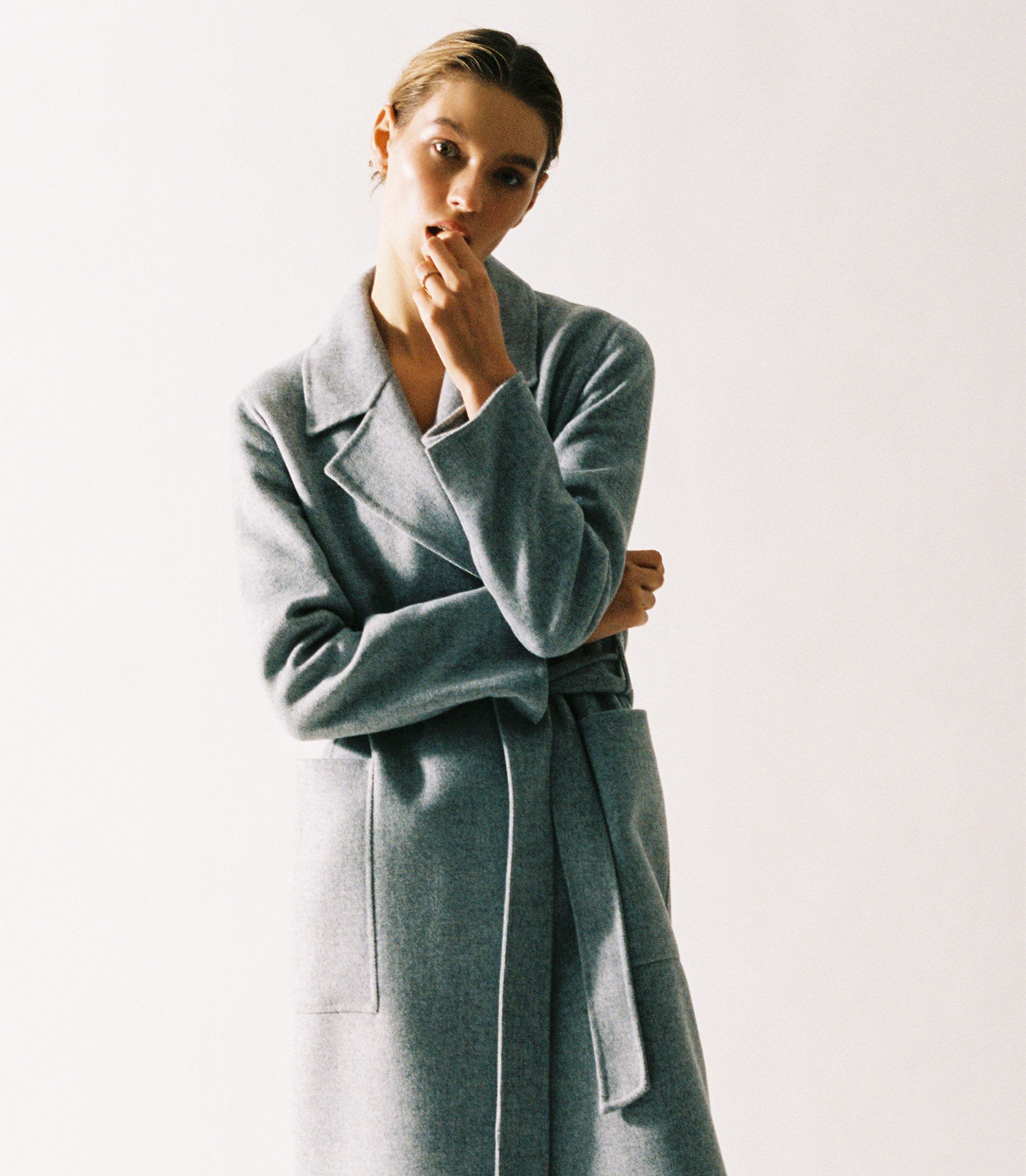 Longline overcoat hot sale