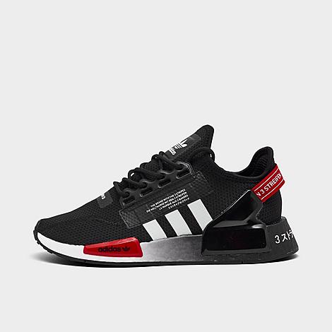 Adidas Big Kids Originals NMD R1 V2 Casual Shoes in Black Core Black Size 6.5 Knit Finish Line Jan 2023 WindowsWear