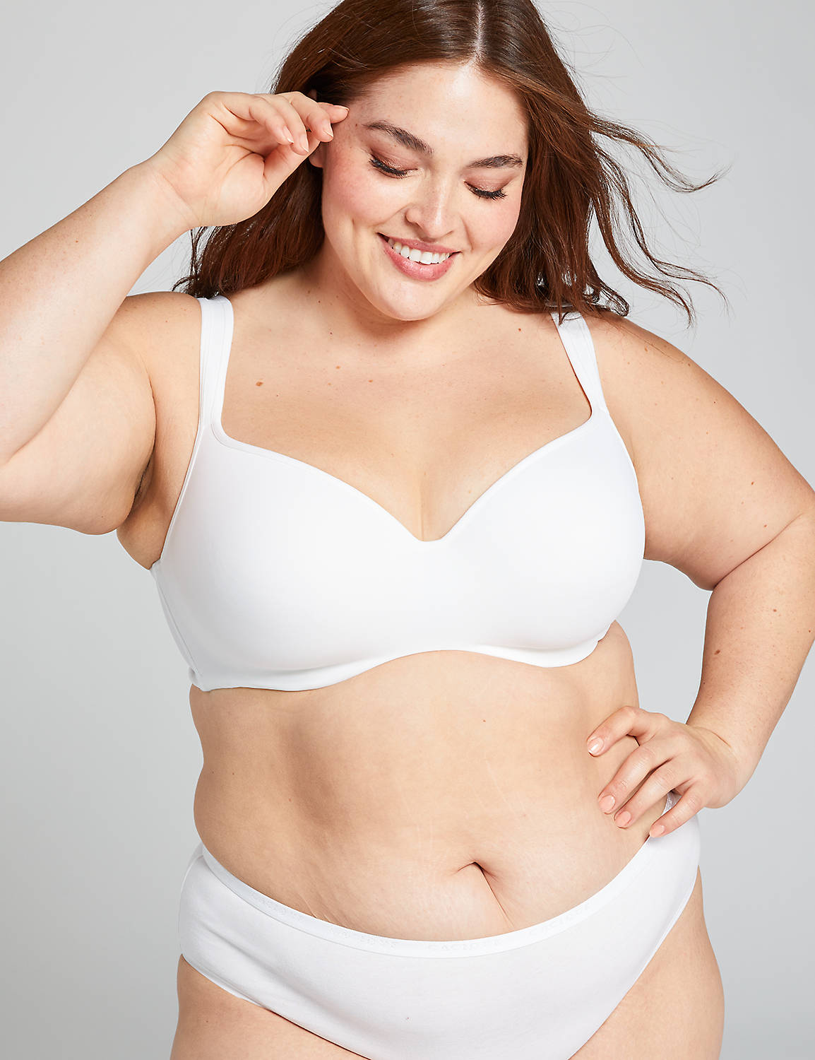 Cacique Lane Bryant Women`s Smooth Lightly Lined Full Coverage Bra