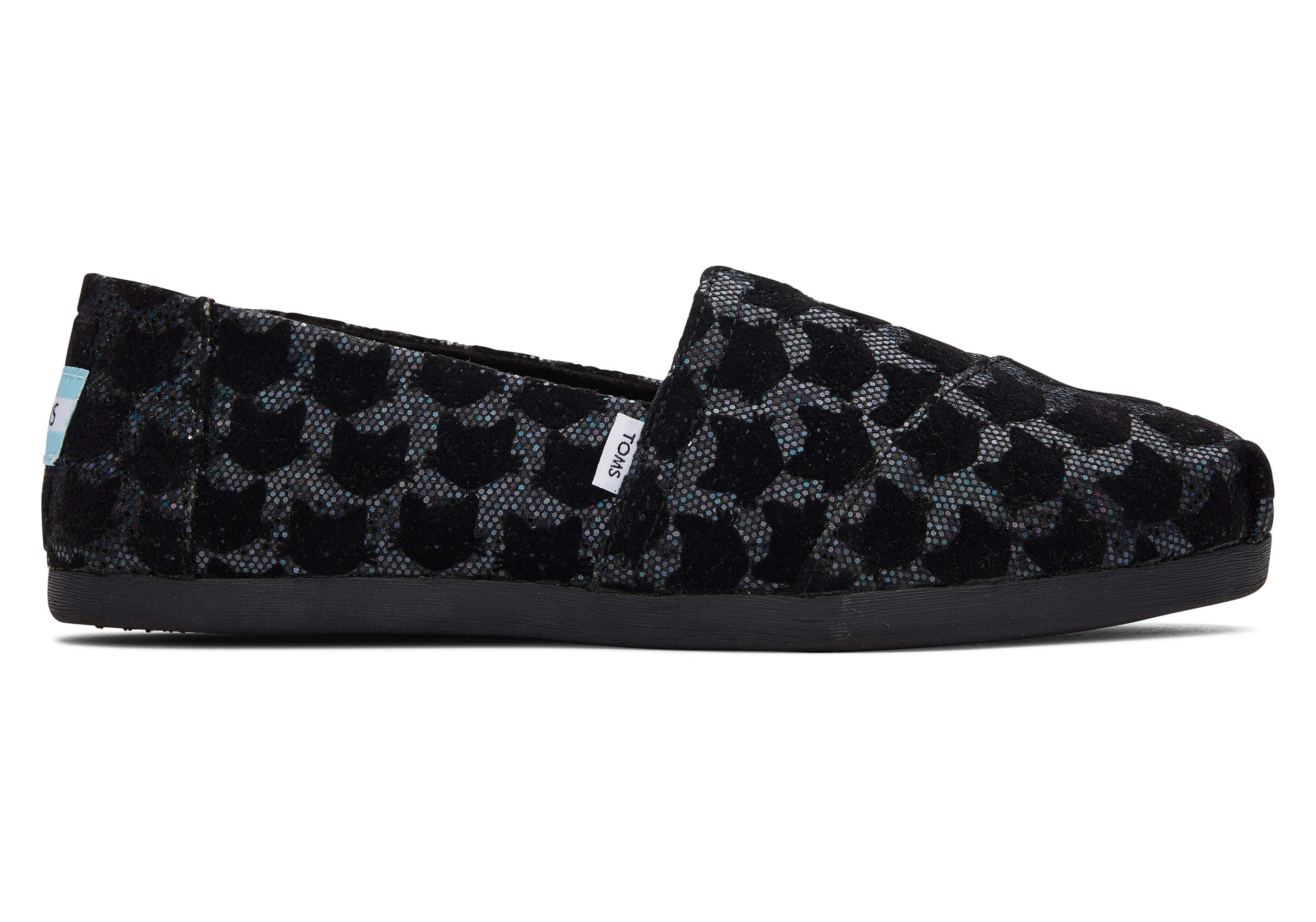 Toms black cheap cat shoes