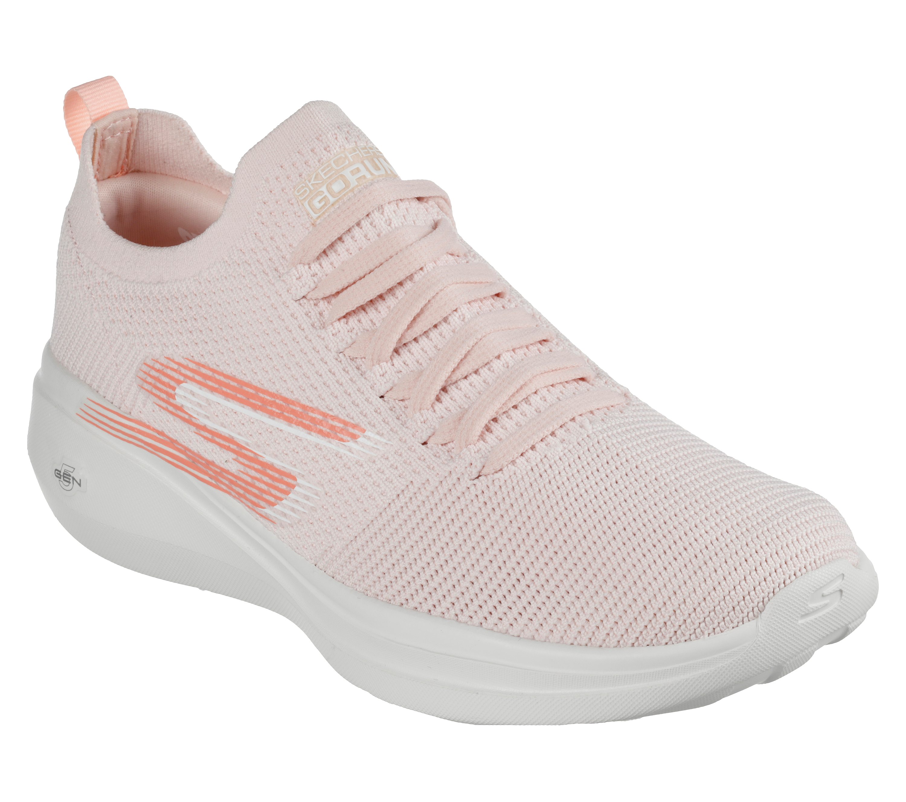 Light hot sale pink skechers